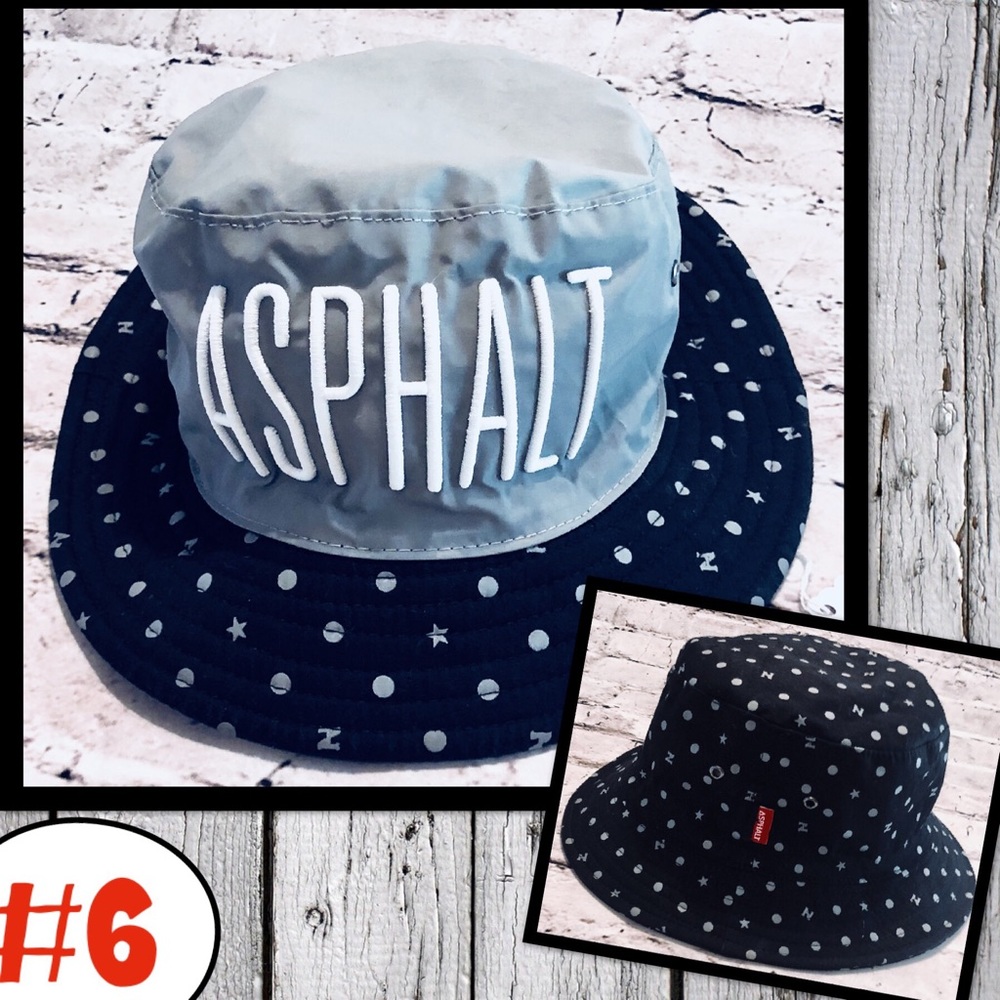Asphalt Reversible/Reflective Fisherman-Style Hat